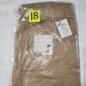 King Size Khaki Denim Casual Pants 7XL x 38